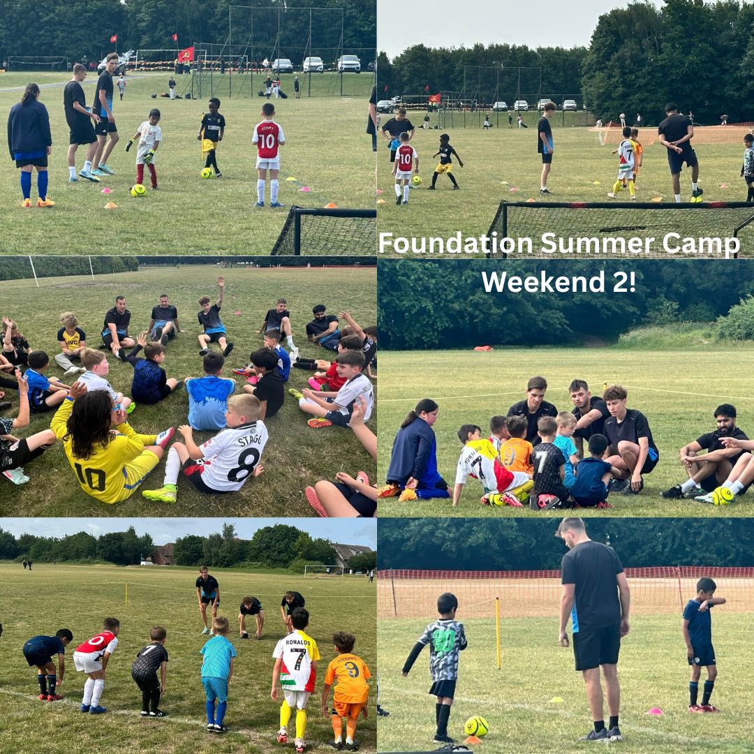2nd Weekend of our Foundation Summer Camp ✅

We are having so much fun!