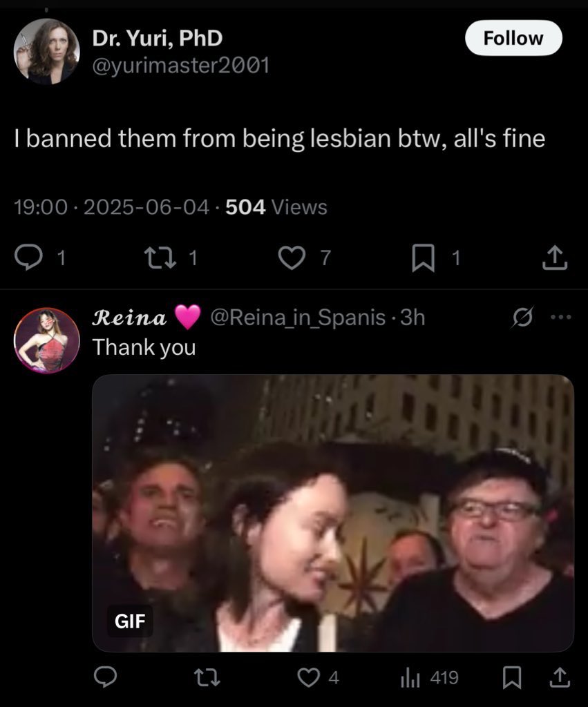 screenshotting my tweets constantly when we both have each other blocked and then going out of your way to invalidate me, a lesbian, a real person, over fictional characters…thank you caitlyn fans, for reminding me every day how disgusting you really are.