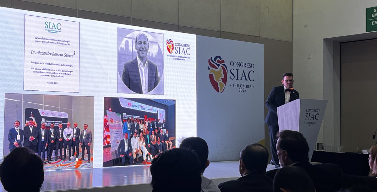 Homenaje al Dr Alexander Romero Guerra 
por parte de su amigo y colega Dr <a href="/RiveraToquicaMD/">Alex Rivera Toquica</a> 
Ambos miembros del comité ejecutivo de nuestro Consejo. 

<a href="/SIAC_cardio/">SIAC</a> #CongresoSIAC