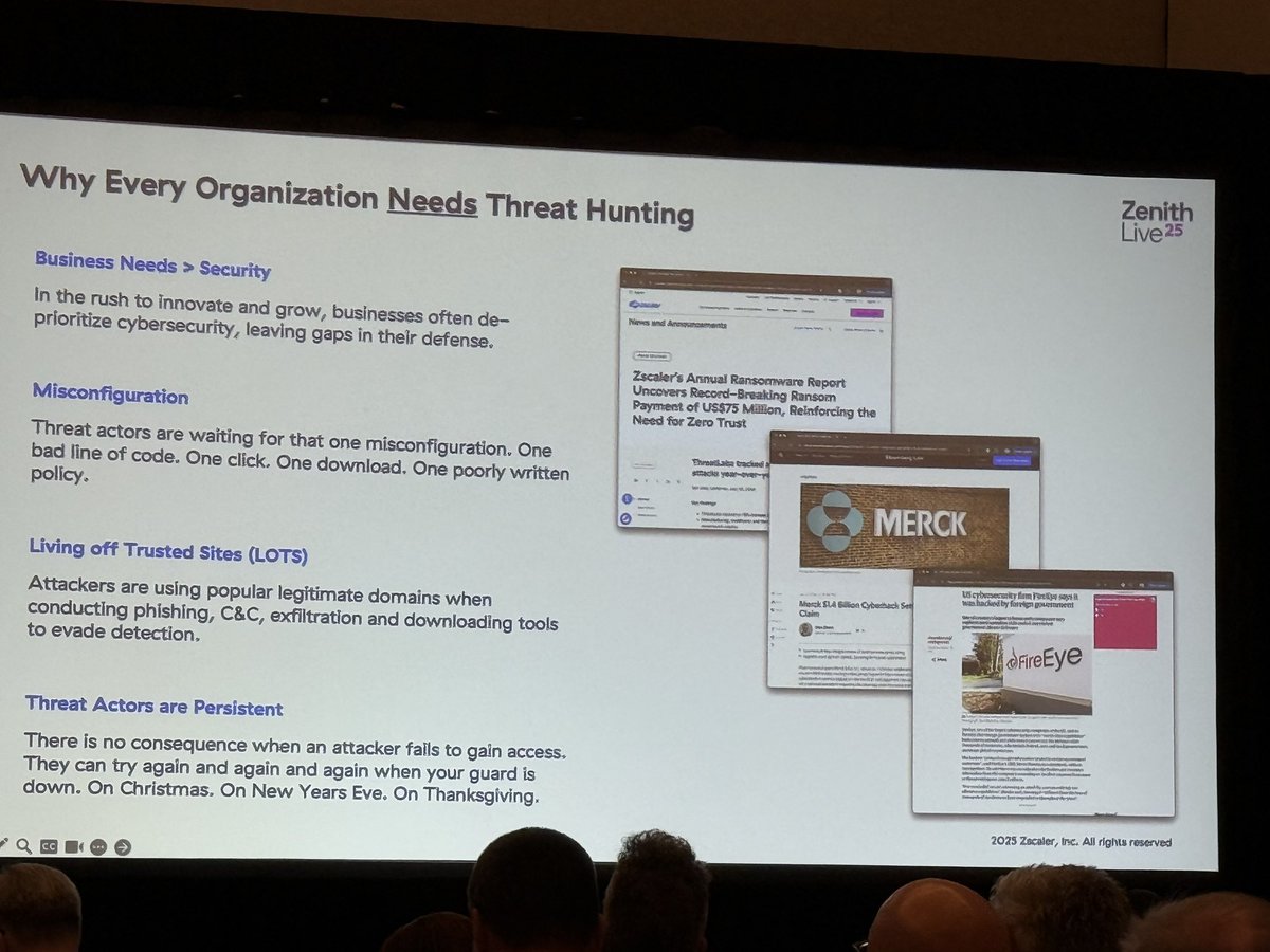 ⚔️ At #ZL25, we’re learning that stopping cyberattacks isn’t luck it’s knowing their next move before they make it.
That’s the Zscaler edge.
#CyberDefense #Zscaler