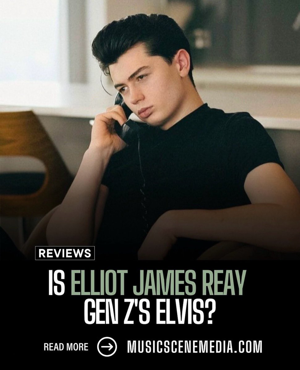 REVIEW: Is Elliot James Reay Gen Z's Elvis? Read more in the link below!

Written by Grace Stobart
Full review here: musicscenemedia.com/elliot-james-r…