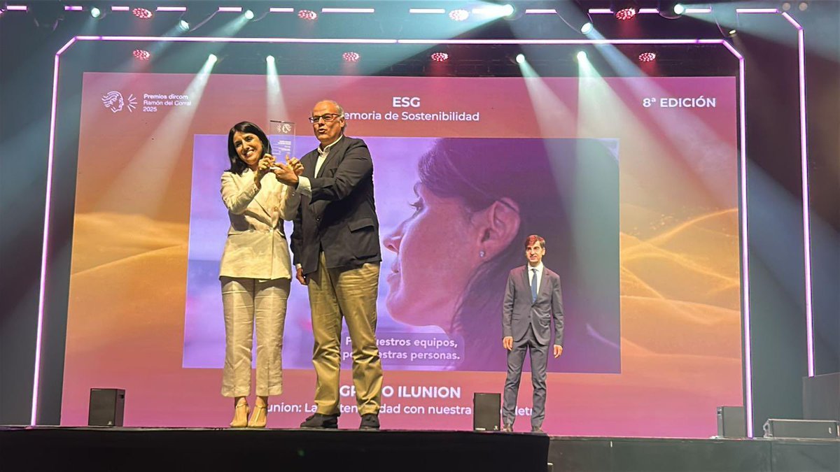 🏆 Somos ganadores de los #PremiosDircom de <a href="/DircomSpain/">Dircom</a> en la categoría “ESG - Memoria de Sostenibilidad por “ILUNION: La Sostenibilidad con nuestra propia letra”,
nuestro proyecto que pone en valor la sostenibilidad desde la identidad, la inclusión y el compromiso.
