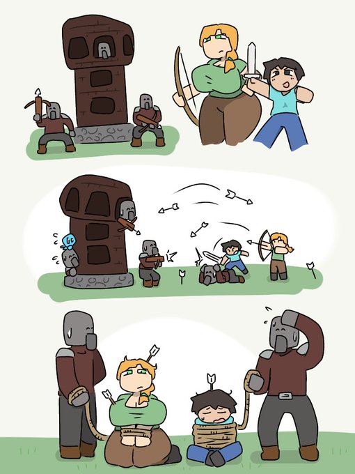 attack on pillager fort!!⚔(1/?)

ここからエッチな展開に持っていきます 