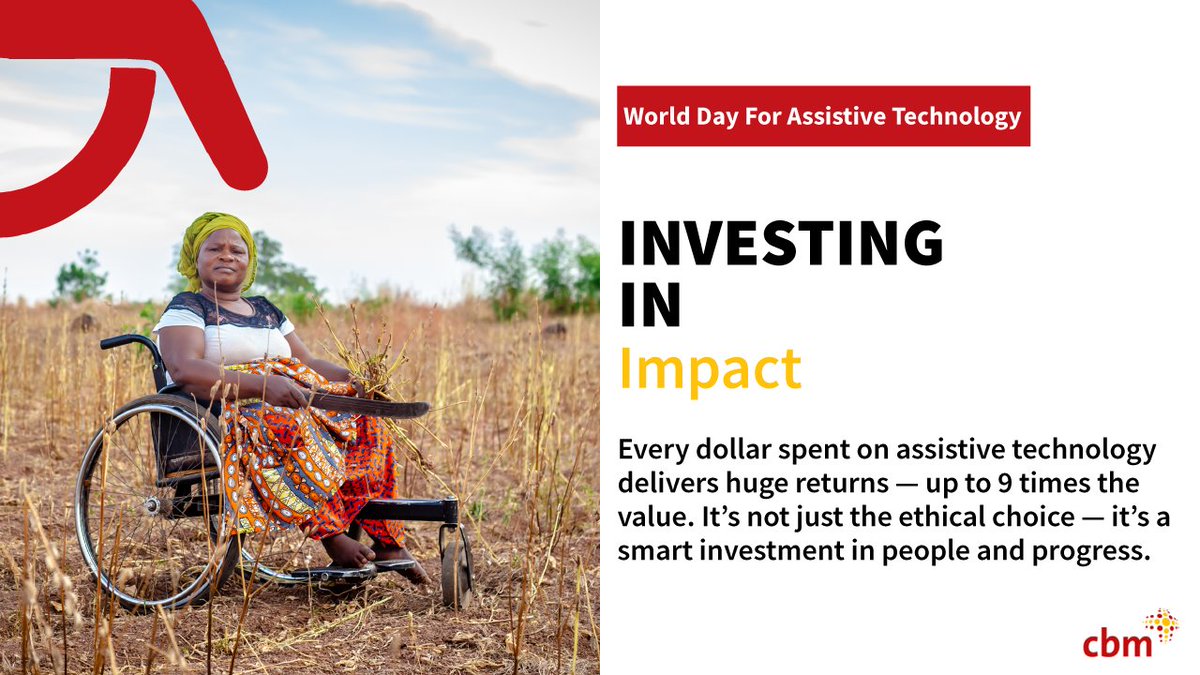 cbmIHI's tweet image. 📢 Today is #WorldATDay!
Assistive technology empowers independence and transforms lives. From mobility aids to communication tools, assistive tech helps #UnlockTheEveryday for millions.
Let’s champion access for all — everyone deserves the chance to thrive. 💪