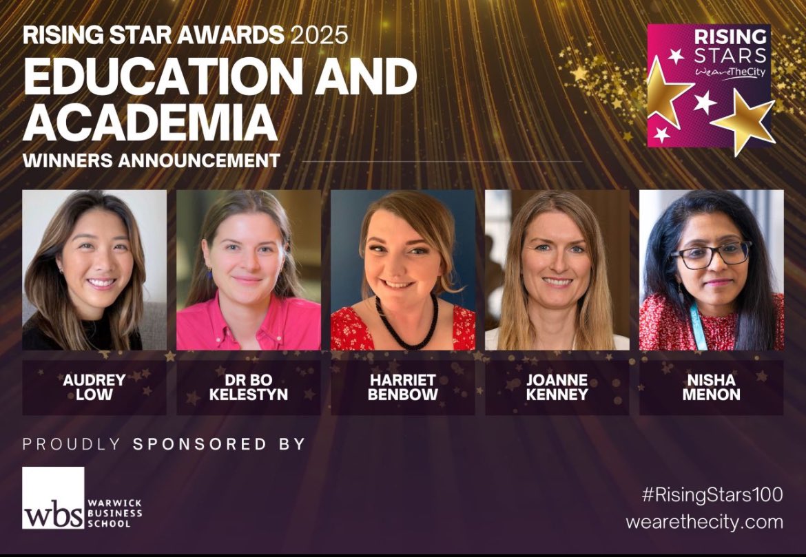 Harriet Benbow (@harrietbenbow) on Twitter photo I only went and won!!
Thank you so much <a href="/WeAreTheCity/">WeAreTheCity</a> for selecting me as one of your “Rising Stars”. I am truly in disbelief ⭐️
#RisingStarsAwards #WomenInEducation #RisingStars100 <a href="/WomenEdScotland/">WomenEd Scotland</a> #WomensEd I only went and won!!
Thank you so much <a href="/WeAreTheCity/">WeAreTheCity</a> for selecting me as one of your “Rising Stars”. I am truly in disbelief ⭐️
#RisingStarsAwards #WomenInEducation #RisingStars100 <a href="/WomenEdScotland/">WomenEd Scotland</a> #WomensEd