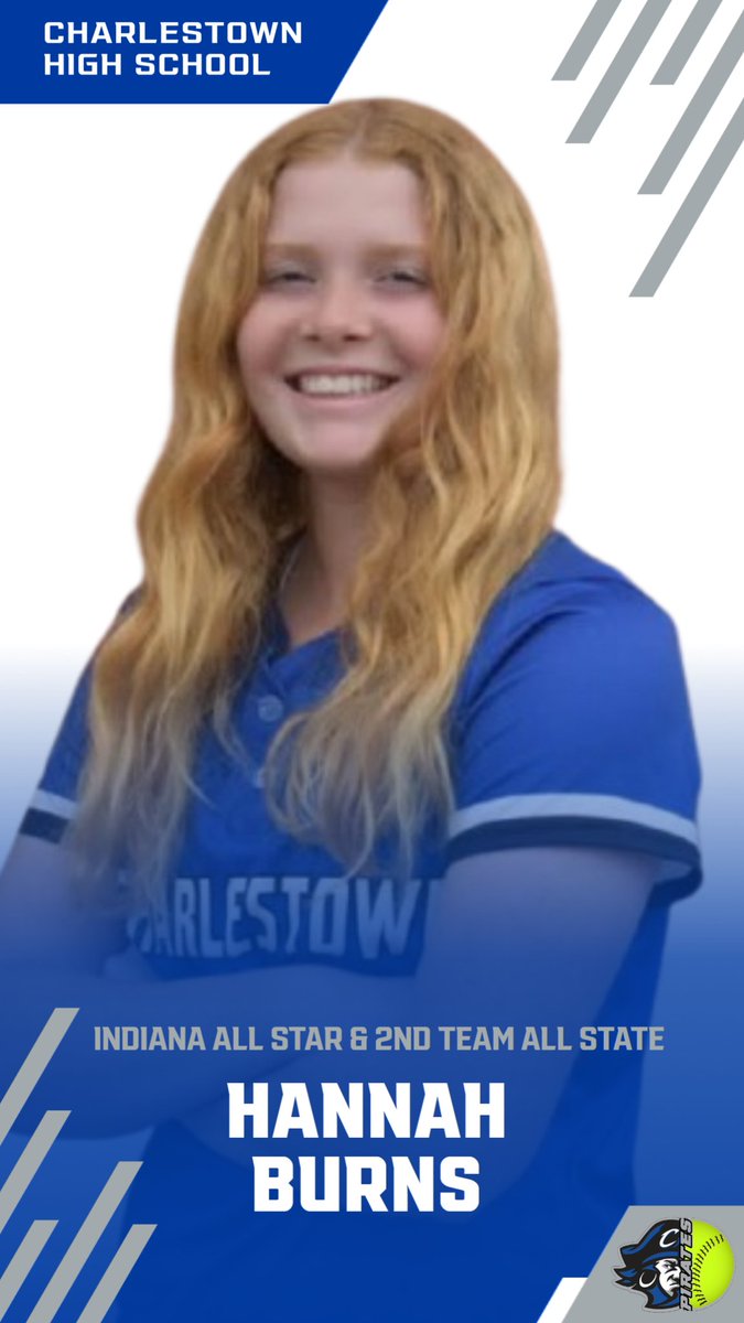 Charlestown Lady Pirates Softball (@charlestown_sb) on Twitter photo So proud of this young lady as she is named an Indiana All Star and will play for the South team this month at Indiana University. She is a second team All-State honoree. Great work being a Student-Athlete, Hannah Burns.
<a href="/burnshannah2025/">Hannah Burns 2025</a> <a href="/joshcookNT/">Josh Cook</a> <a href="/patmurphyNT/">Patrick Murphy</a> <a href="/MSConference/">Mid-Southern Conference</a> So proud of this young lady as she is named an Indiana All Star and will play for the South team this month at Indiana University. She is a second team All-State honoree. Great work being a Student-Athlete, Hannah Burns.
<a href="/burnshannah2025/">Hannah Burns 2025</a> <a href="/joshcookNT/">Josh Cook</a> <a href="/patmurphyNT/">Patrick Murphy</a> <a href="/MSConference/">Mid-Southern Conference</a>