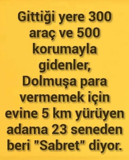 Saltanata bir son verin artık

 #GidişinizBayramOlur emekliye