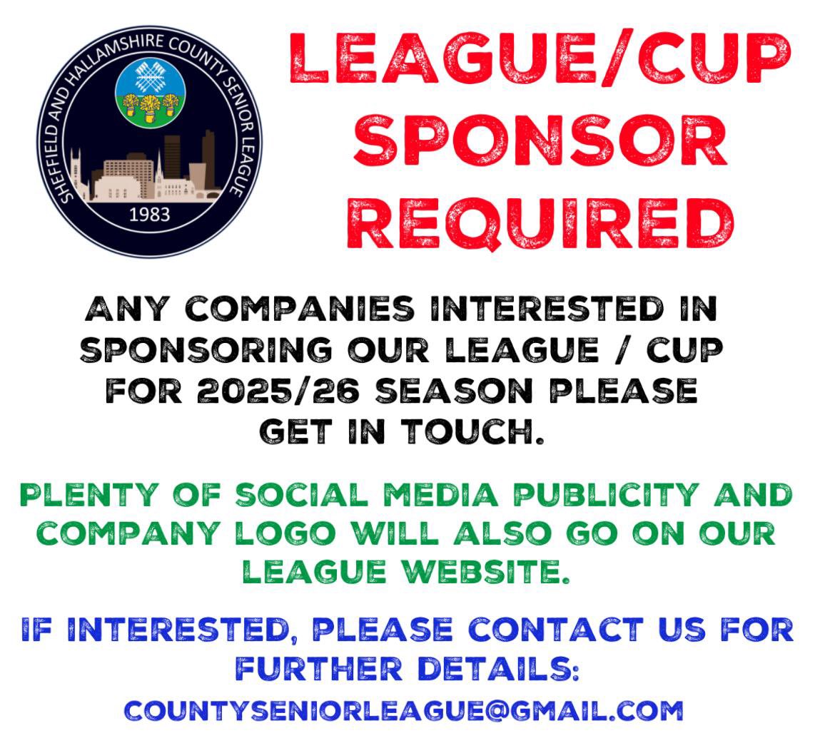 SPONSOR REQUIRED for 2025/26 season⬇️⬇️⬇️⬇️⬇️⬇️⬇️⬇️