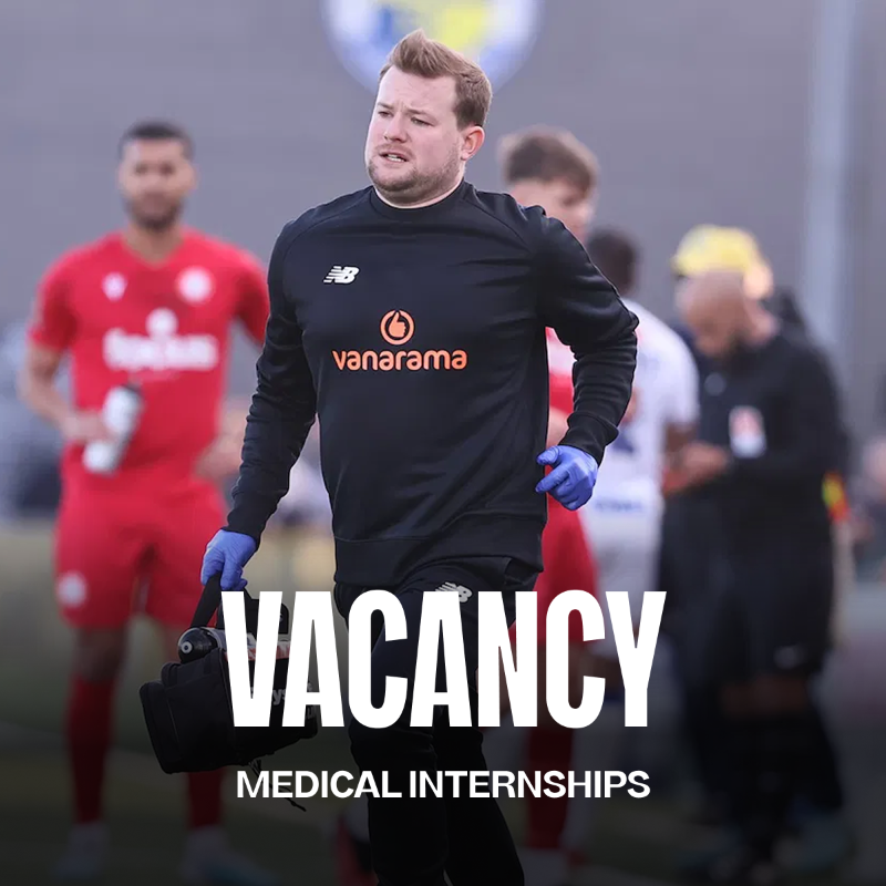WorthingFC's tweet photo. We're looking for interns to support the Mens first team medical department for the 2025/26 season.

More details ⬇️