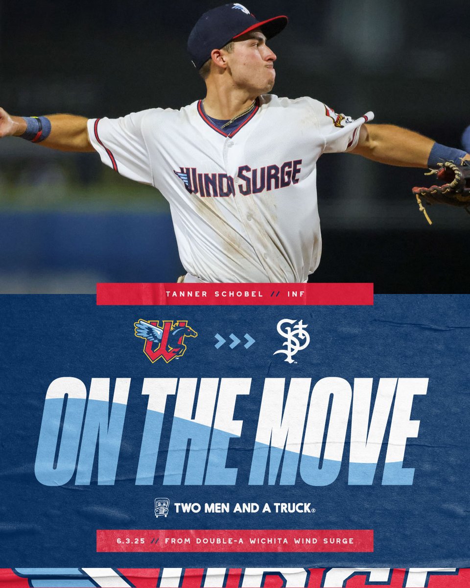 St. Paul Saints (@stpaulsaints) on Twitter photo Red Hot Infielder <a href="/TannerSchobel/">Tanner Schobel</a> Gets First Call Up From Double-A <a href="/WindSurgeICT/">Wichita Wind Surge</a> To Triple-A St. Paul As the Next TWO MEN AND A TRUCK Player on the Move
Story: milb.com/st-paul/news/r⦠Red Hot Infielder <a href="/TannerSchobel/">Tanner Schobel</a> Gets First Call Up From Double-A <a href="/WindSurgeICT/">Wichita Wind Surge</a> To Triple-A St. Paul As the Next TWO MEN AND A TRUCK Player on the Move
Story: milb.com/st-paul/news/rβ¦
