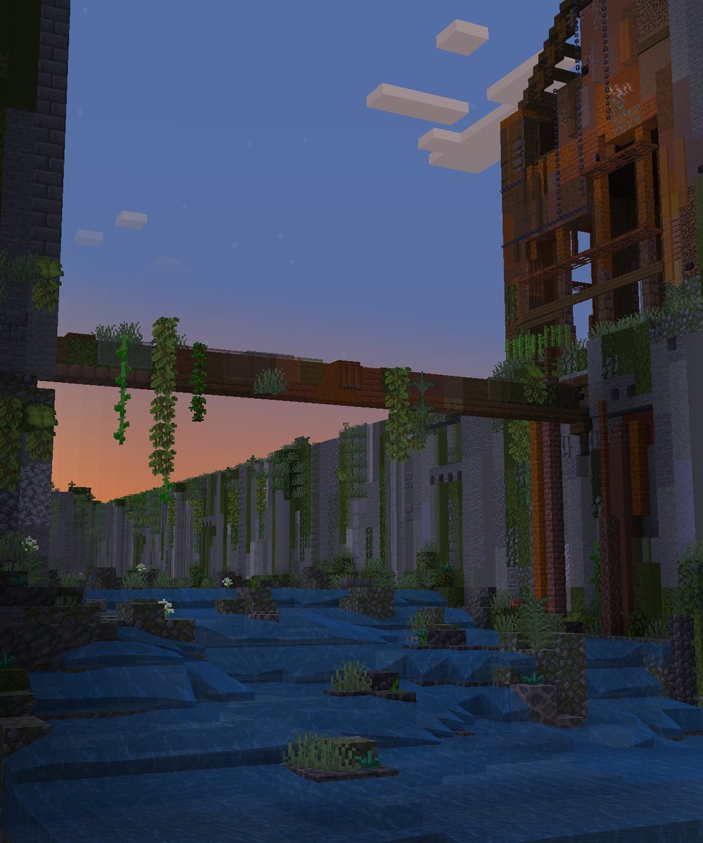 "River Ruins"
#Minecraft #Minecraftbuild #minecraft建築コミュ 
Concept by <a href="/archdrawsalot/">Archie</a>