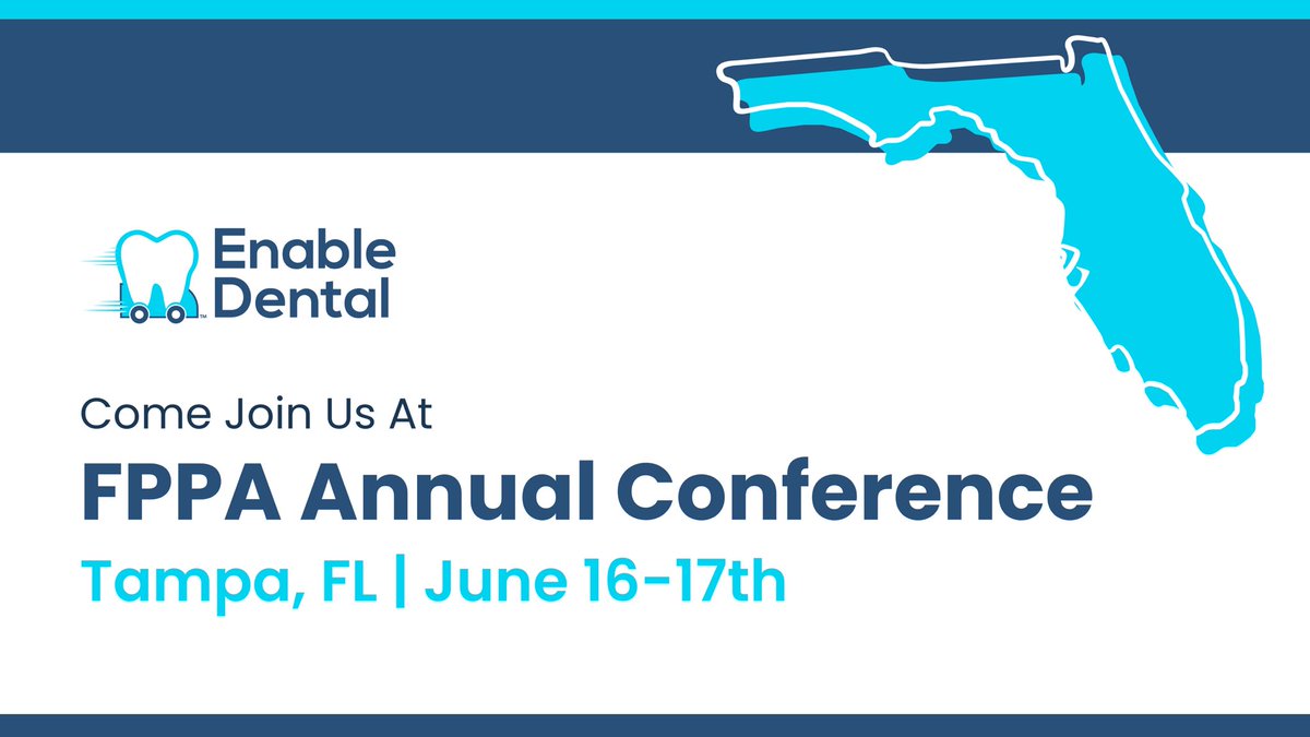 enable_dental's tweet photo. 📣 We’re heading to Tampa for the @FLPACEProviders Annual Conference!
Enable Dental delivers high-quality, portable dental care directly to PACE participants—on-site within the PACE center and at home, wherever home may be.
#FPPA2025 #EnableDental #PACEFlorida #OnSiteDental https://t.co/U2gCa2GOeg
