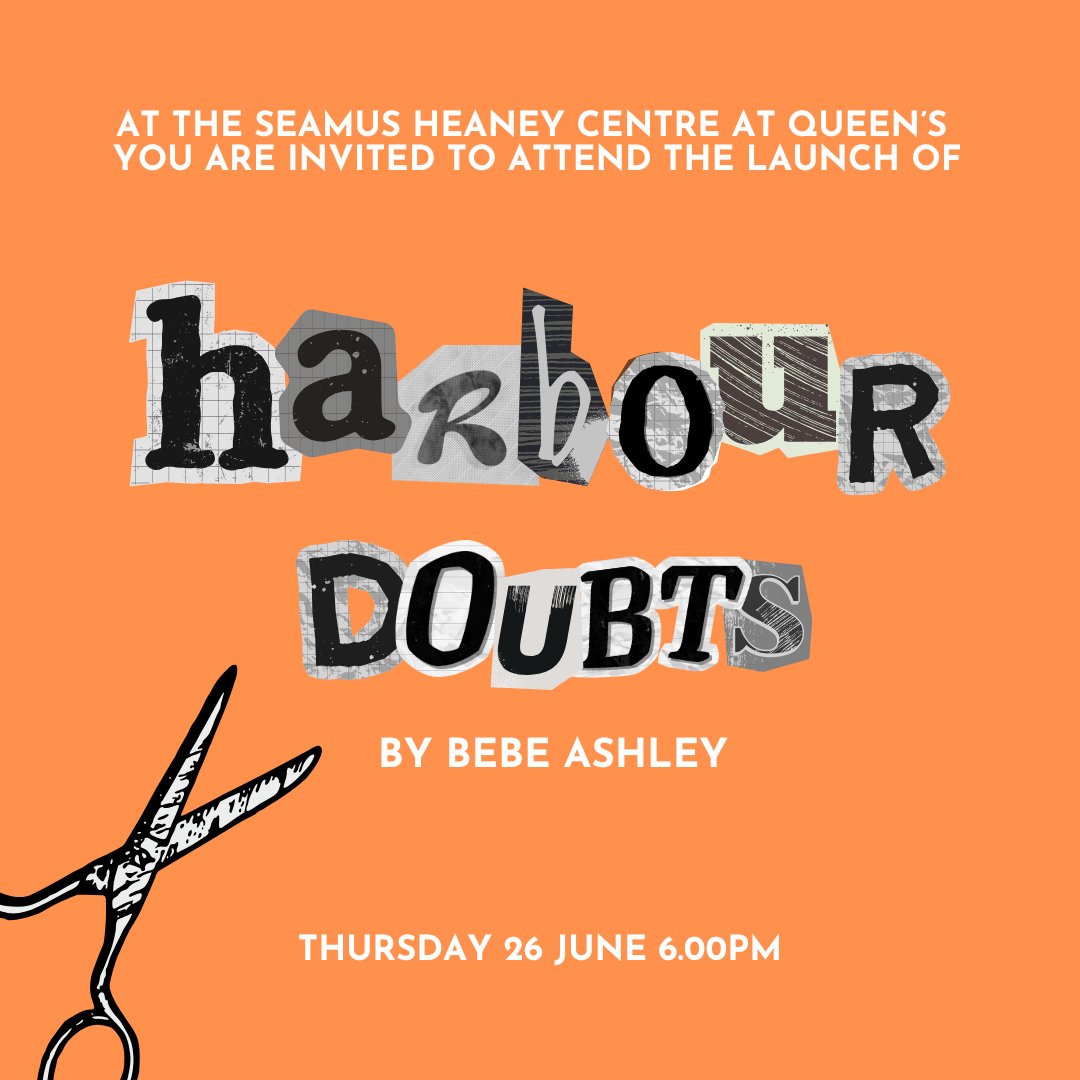 PAGE & STAGE NI (@acniwriting) on Twitter photo A delight upcoming from <a href="/bansheelit/">Banshee Press</a>! The second poetry collection from <a href="/_bebeashley_/">Bebe Ashley</a> , HARBOUR DOUBTS (2023 Ivan Juritz Prize for Creative Experiment) launching on Thurs 26 June 6pm in the Seamus <a href="/HeaneyCentre/">Seamus Heaney Centre</a> <a href="/QUBelfast/">Queen's University Belfast đ</a> A delight upcoming from <a href="/bansheelit/">Banshee Press</a>! The second poetry collection from <a href="/_bebeashley_/">Bebe Ashley</a> , HARBOUR DOUBTS (2023 Ivan Juritz Prize for Creative Experiment) launching on Thurs 26 June 6pm in the Seamus <a href="/HeaneyCentre/">Seamus Heaney Centre</a> <a href="/QUBelfast/">Queen's University Belfast đ</a>