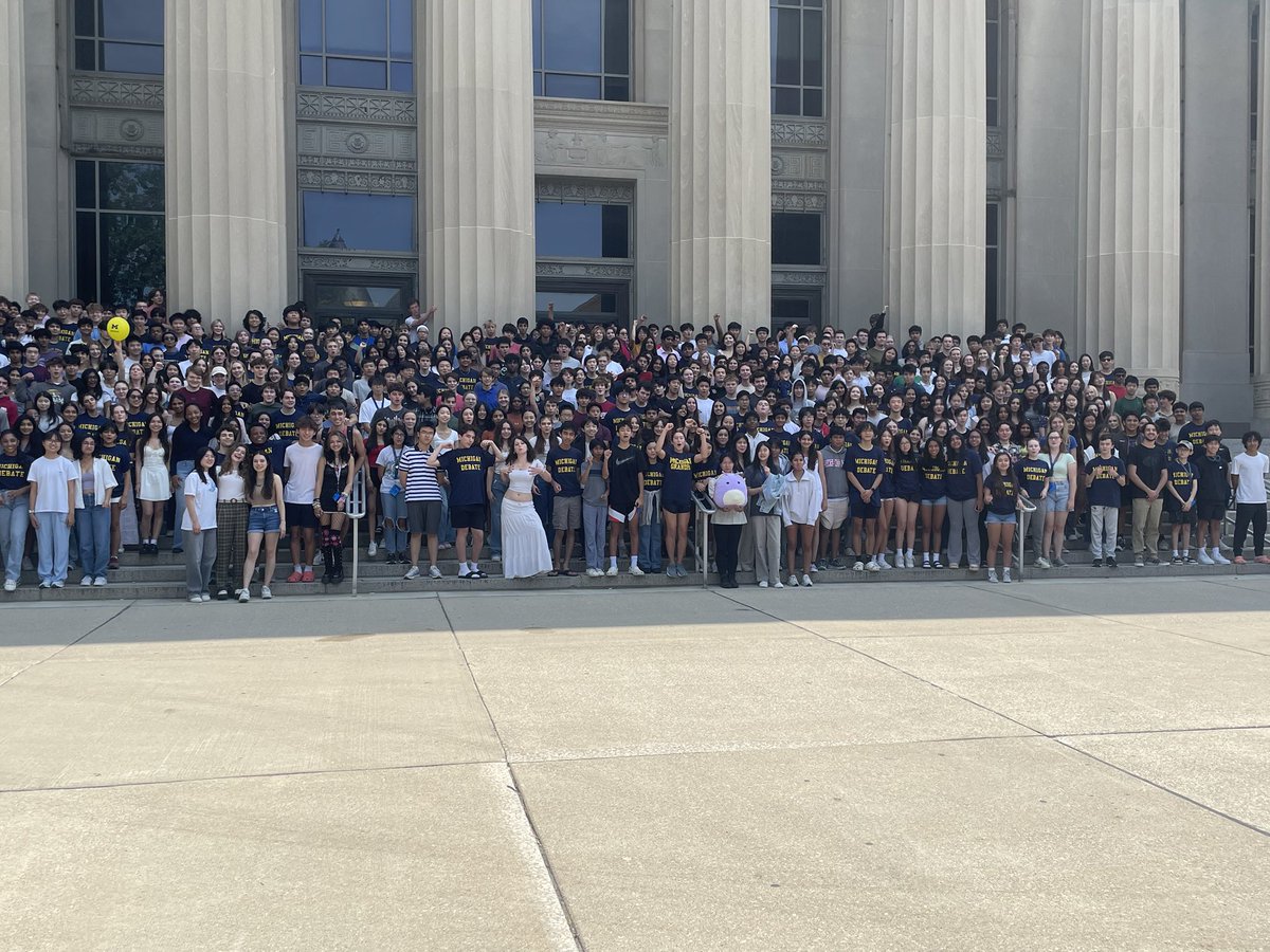 UM Debate Team (@michigandebate) on Twitter photo We are looking to hire judges for our annual remote/online concluding debate camp tournament August 2nd-5th. Please email akall@umich.edu if you are interested. Go Blue! We are looking to hire judges for our annual remote/online concluding debate camp tournament August 2nd-5th. Please email akall@umich.edu if you are interested. Go Blue!