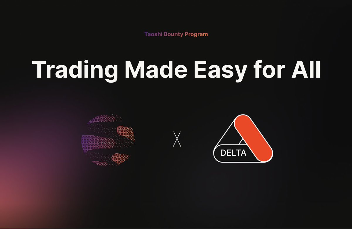 τaoshi (τ,τ) (@taoshiio) on Twitter photo Big announcement 📢 <a href="/DeltaDeFi_/">Delta Prop Shop</a> will be the first participant in Taoshi’s bounty program!
Delta Prop Shop (DPS) has created an easy-to-use, no-code interface for anyone to trade on our #Bittensor subnet, the Proprietary Trading Network (PTN). We’ll be paying DPS $50,000 Big announcement 📢 <a href="/DeltaDeFi_/">Delta Prop Shop</a> will be the first participant in Taoshi’s bounty program!
Delta Prop Shop (DPS) has created an easy-to-use, no-code interface for anyone to trade on our #Bittensor subnet, the Proprietary Trading Network (PTN). We’ll be paying DPS $50,000
