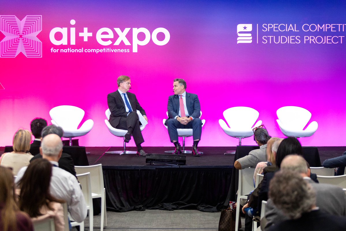 Senator Dave McCormick (@senmccormickpa) on Twitter photo It was great joining my friend <a href="/michaelallenJMA/">Michael Allen</a> yesterday at the <a href="/scsp_ai/">Special Competitive Studies Project</a> AI Expo. We had a thoughtful and productive discussion about threats posed by China, opportunities for collaboration with our allies on AI investment, and how we can secure the energy capabilities we need It was great joining my friend <a href="/michaelallenJMA/">Michael Allen</a> yesterday at the <a href="/scsp_ai/">Special Competitive Studies Project</a> AI Expo. We had a thoughtful and productive discussion about threats posed by China, opportunities for collaboration with our allies on AI investment, and how we can secure the energy capabilities we need