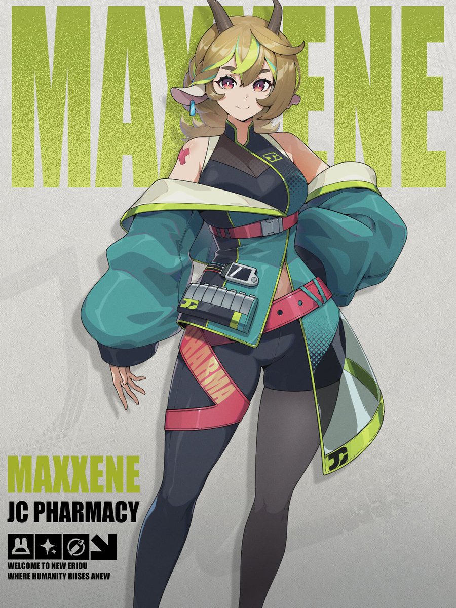 miconomicon's tweet image. Maxxene Vial from New Eridu's JC Pharmacy
Zenless Zone Zero OC
