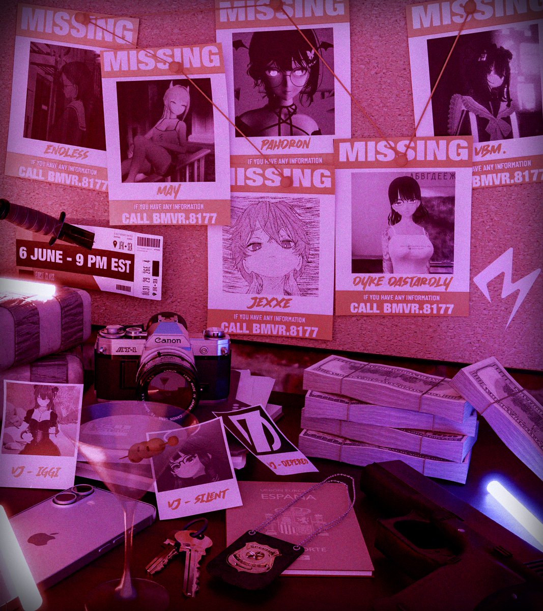 BLACKMARKETVR's tweet image. Marbella vibes 馃敟馃嵏
馃毃BLACK MARKET WEEK馃毃
9 PM EST - JUNE 6
@j_e_x_x_e
@i_may_u
@endless0100
@pahdron
@omg_ayachii
@vb_m_
VJ: @__iggi @Depereo_ @_sSilent
How To join: vrc.group/BMVR.8177
Discord: discord.gg/96KAdqY3M6
See you there!!馃挅馃敟