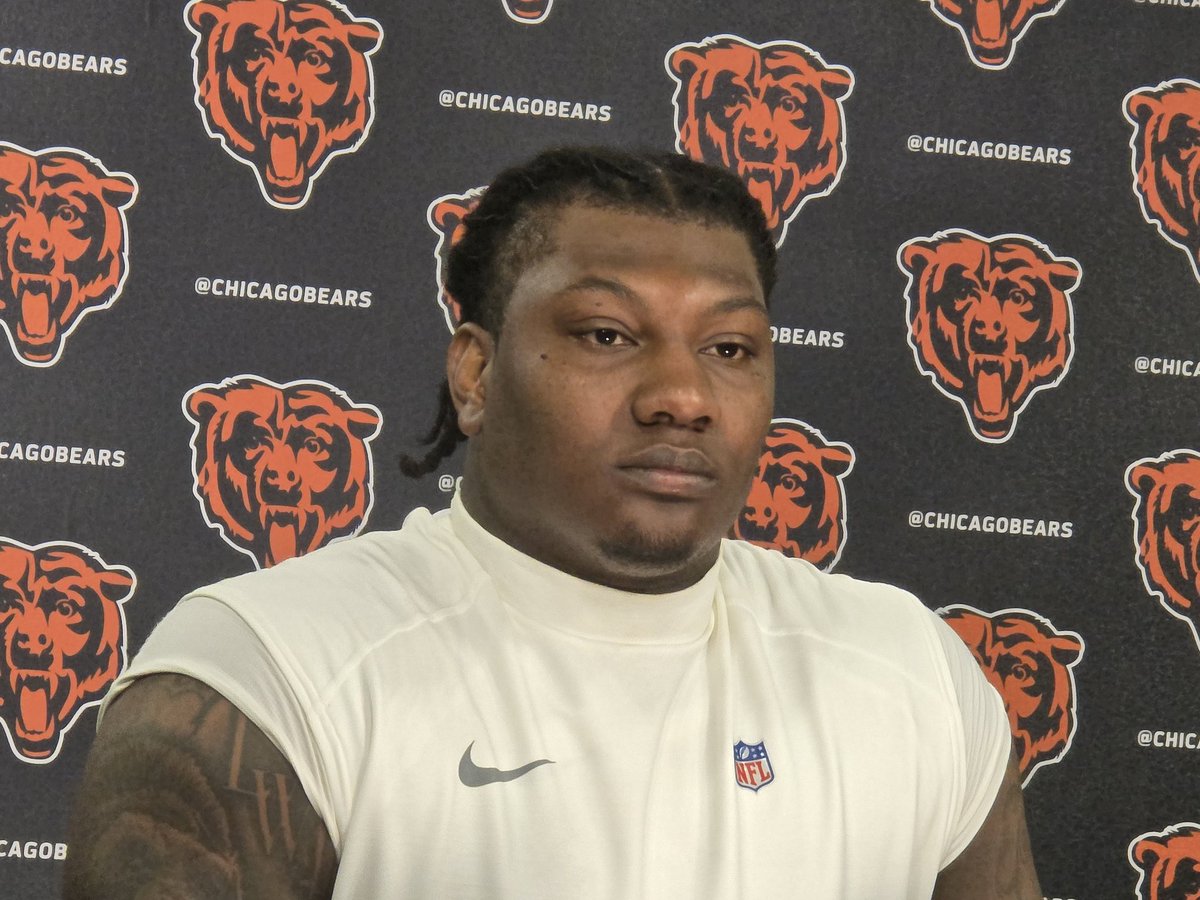 JoshGBuck's tweet image. #Bears DT Gervon Dexter Sr. also cites the variety/versatility of Dennis Allen's defense. #DaBears