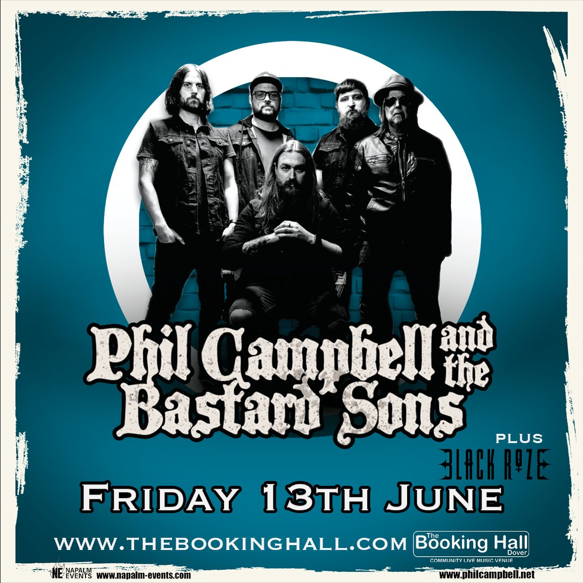 The Booking Hall (@the_bookinghall) on Twitter photo NEXT UP! You do not want to miss the legendary <a href="/PCATBS/">Phil Campbell & TBS</a> live in Dover next week. Get your tickets now! NEXT UP! You do not want to miss the legendary <a href="/PCATBS/">Phil Campbell & TBS</a> live in Dover next week. Get your tickets now!