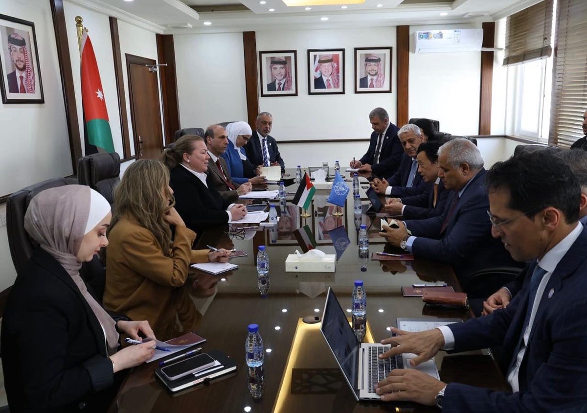 Ministry of Planning and International Cooperation (@mopic_jordan) on Twitter photo Minister Zeina Toukan met with <a href="/FAODG/">FAO Director-General QU Dongyu</a> Qu Dongyu & regional officials to discuss progress under the Country Programming Framework 2024-2028, and future cooperation in agricultural statistics, data and delivering on SDGs. #Jordan #FAO #FoodSecurity #Agriculture Minister Zeina Toukan met with <a href="/FAODG/">FAO Director-General QU Dongyu</a> Qu Dongyu & regional officials to discuss progress under the Country Programming Framework 2024-2028, and future cooperation in agricultural statistics, data and delivering on SDGs. #Jordan #FAO #FoodSecurity #Agriculture