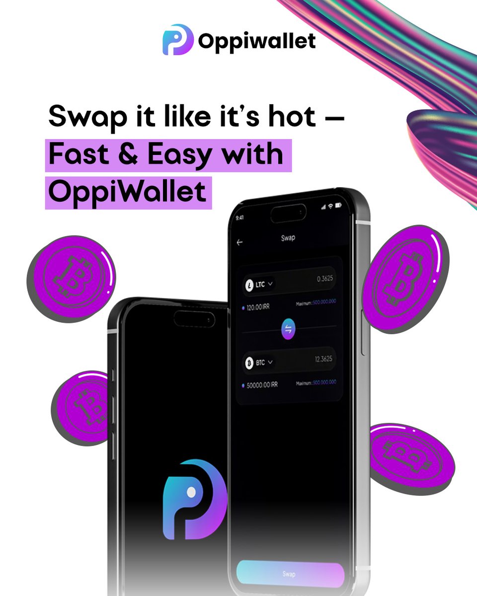 walletoppi's tweet photo. Swap it like it’s hot 🔥

Instantly exchange crypto with just a tap in OppiWallet. No confusion. No drama. Just speed. ⚡️

#CryptoSwap #InstantExchange #OppiWallet https://t.co/ACp98on2u5