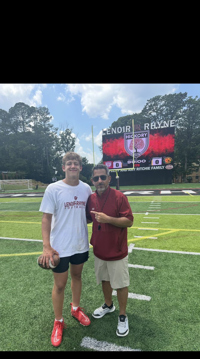 Ethan Presley (@ethan_presley4) on Twitter photo Excited to attend Friday Night lights at <a href="/LRBearsFootball/">Lenoir-Rhyne Football</a> this Friday June 6th! Thank you for the invite Coach Demeo! <a href="/CoachSDeMeo/">Steve DeMeo</a> <a href="/NickVagnoneLR/">Nick Vagnone</a>
Excited to be back on campus and to compete!
<a href="/HunterhussFb/">HunterHuss Football</a> <a href="/CoachThompsonRS/">CoachThompson</a> <a href="/coach_demire/">Coach DeMire Woodson</a> <a href="/Coach_Los80/">DeCarlos Caldwell</a> <a href="/Coach_Murriell/">Rikki Murriell</a> Excited to attend Friday Night lights at <a href="/LRBearsFootball/">Lenoir-Rhyne Football</a> this Friday June 6th! Thank you for the invite Coach Demeo! <a href="/CoachSDeMeo/">Steve DeMeo</a> <a href="/NickVagnoneLR/">Nick Vagnone</a>
Excited to be back on campus and to compete!
<a href="/HunterhussFb/">HunterHuss Football</a> <a href="/CoachThompsonRS/">CoachThompson</a> <a href="/coach_demire/">Coach DeMire Woodson</a> <a href="/Coach_Los80/">DeCarlos Caldwell</a> <a href="/Coach_Murriell/">Rikki Murriell</a>