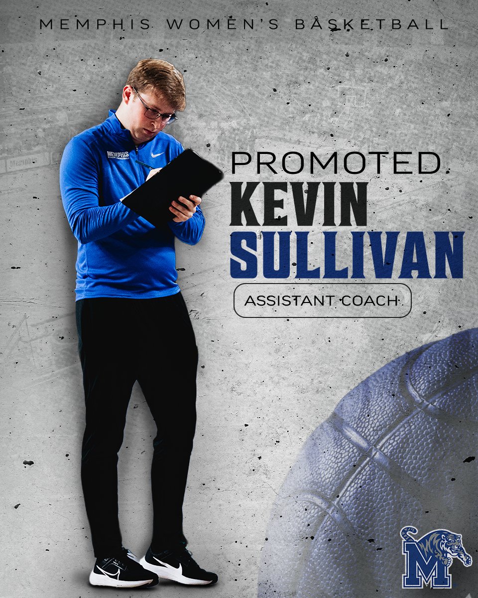 Memphis Women's Basketball (@memphiswbb) on Twitter photo Filling out the 2025-26 coaching staff is the newly promoted <a href="/kevnsulls/">Kevin Sullivan</a> 👏Ⓜ️
READ ➡️ bit.ly/4kO7cMi Filling out the 2025-26 coaching staff is the newly promoted <a href="/kevnsulls/">Kevin Sullivan</a> 👏Ⓜ️
READ ➡️ bit.ly/4kO7cMi
