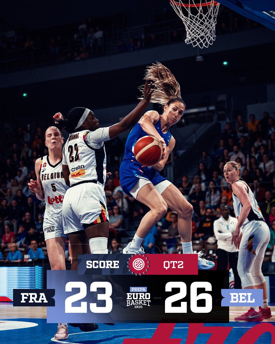Équipes de France de Basket (@frabasketball) on Twitter photo Les Bleues toujours derrière à la pause.
📺 <a href="/lachainelequipe/">la chaine L'Équipe</a>
📊 live.ffbb.com
#PassionnémentBleu | #FRABEL Les Bleues toujours derrière à la pause.
📺 <a href="/lachainelequipe/">la chaine L'Équipe</a>
📊 live.ffbb.com
#PassionnémentBleu | #FRABEL