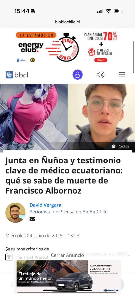 Con una hora de diferencia el mismo periodista entrega noticias con versiones medias contrapuestas. Si el médico se entrega informando participar del hecho, porque tenemos a la PDI descartando participación de 3ros!?? Concluyan la investigación bien, basta de sacar noticias así.