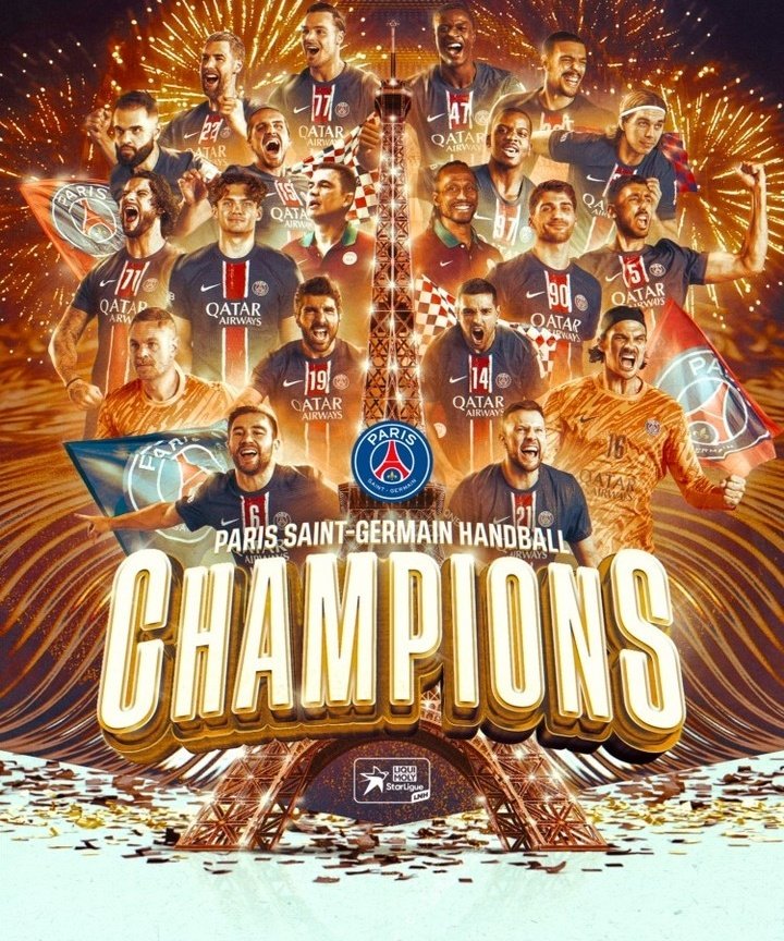 NOTICIA | El <a href="/psghand/">PSG Handball</a> de Raúl González, <a href="/Balaguer14/">David Balaguer Romeu</a> y <a href="/R_Marchan94/">Rubén Marchán Criado</a> se ha proclamado campeón de la <a href="/LNHofficiel/">Ligue Nationale de Handball</a>.