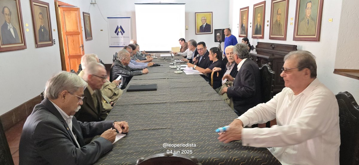 #04Jun...Cardenal Baltazar  Porras Arzobispo Emérito de Caracas y miembro fundador e Individuo Número (Sillón 9) asistió a la II Asamblea  Anual Ordinaria  de la Academia de #Mérida