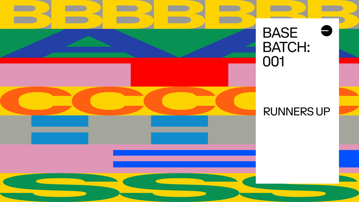 As we reviewed submissions to Base Batches 001, there were too many strong projects exploring new use cases to spotlight just one per category.

Here are the runners up: Builders moving the onchain internet forward in bold, creative ways 🧵