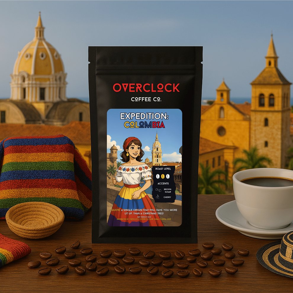 josegaitan1308's tweet photo. ☕🌄 ¡La aventura comienza en cada taza! Café 100% colombiano, intenso y vibrante como nuestra tierra.
🌱 Directo desde las montañas, tostado con precisión.
  Cuando veas Colombia en tendencia, que sea por su mejor café.
#ExpeditionColombia  #CoffeeLovers #OverclockCoffee https://t.co/I2MQ8C8mvF