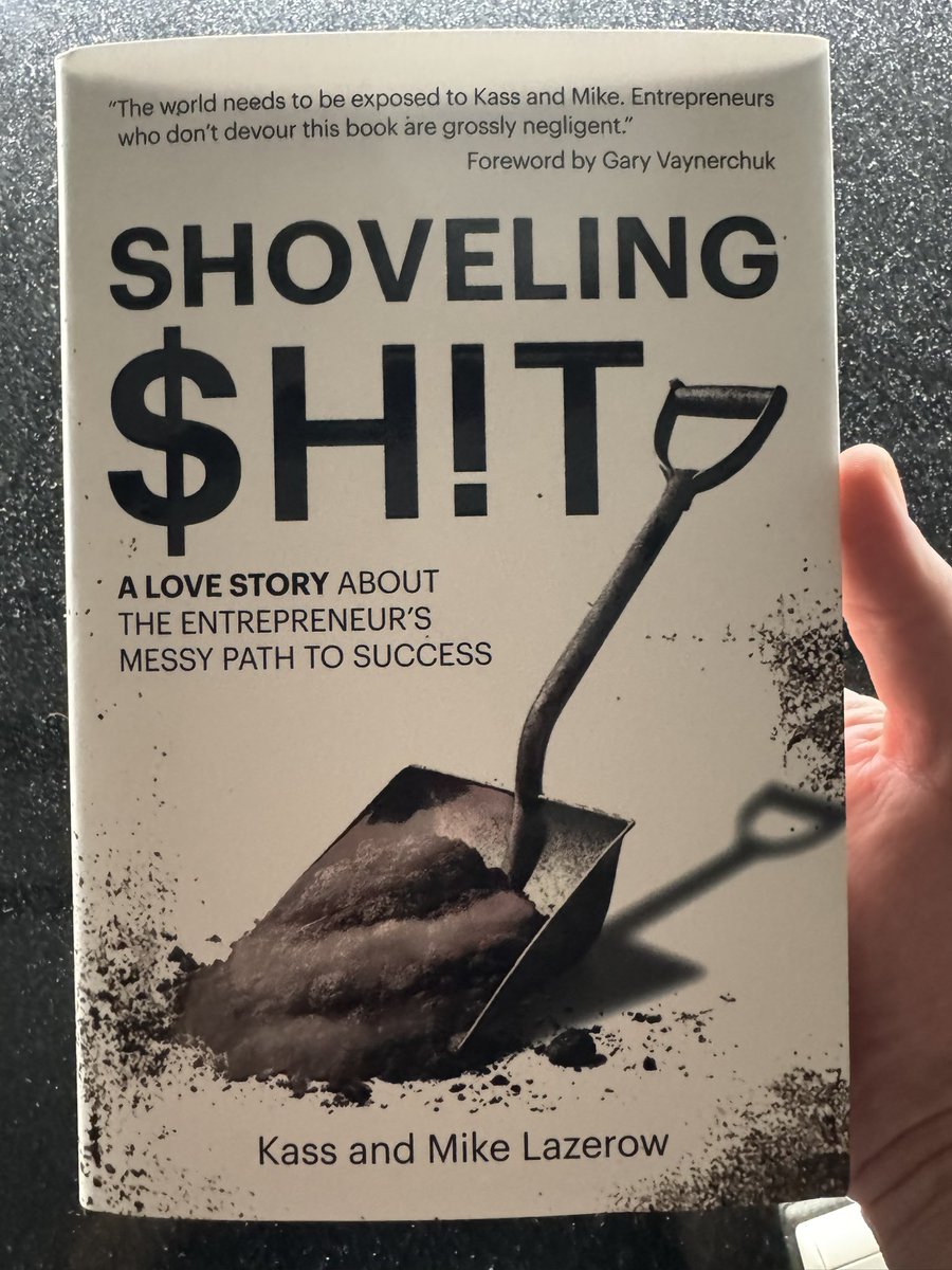 This came in the mail this morning and I haven’t been able to put it down. 

Highly recommend whether you’re already running your own business or thinking about starting.