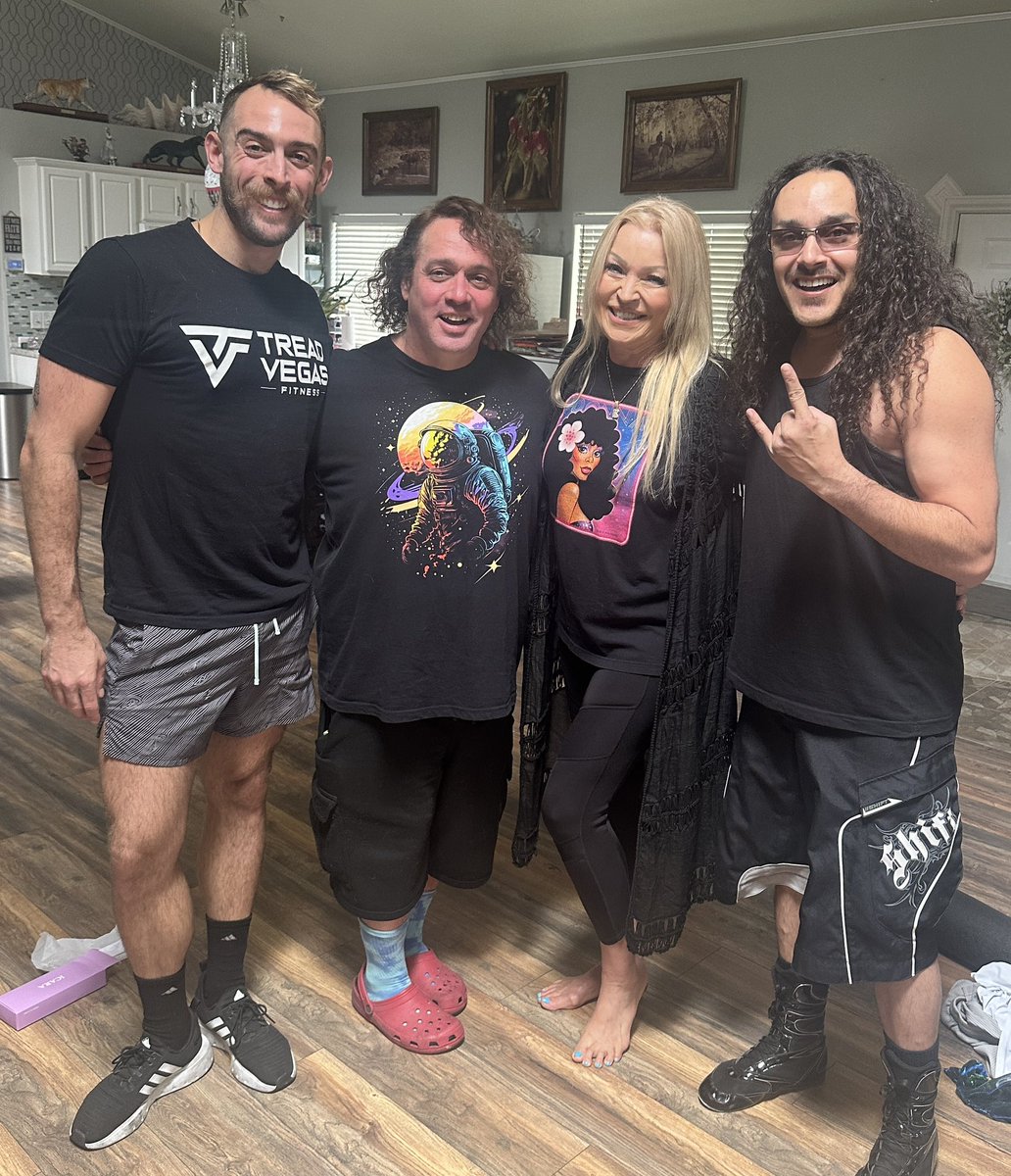 Chris Cox stopped by rehearsal to give love!! Thank you Chris for hanging with me for hours editing the new show for World Pride!! It’s a Great one!! See everyone in DC Saturday. Xo KW