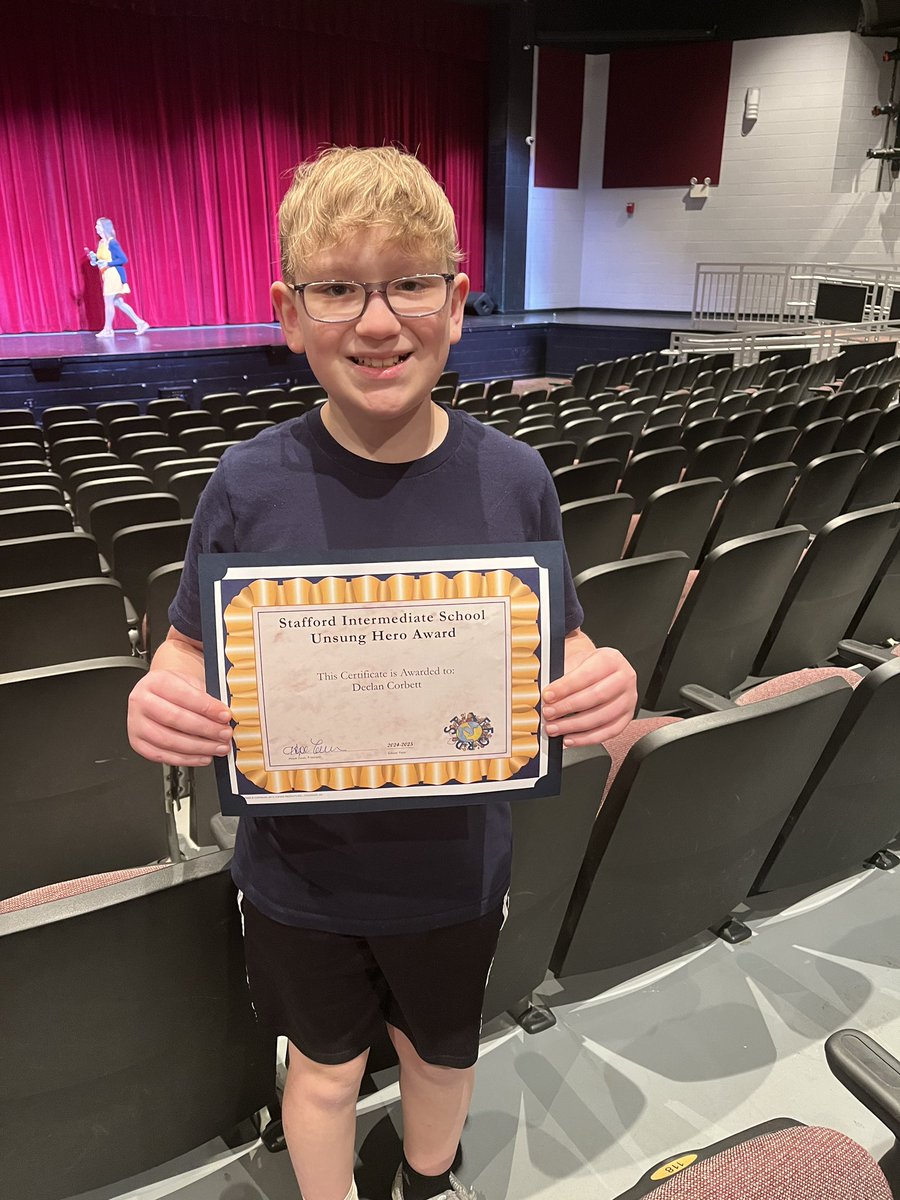 Kelsey Molzon (@mrsmolzonstsd) on Twitter photo Today we celebrated our 6th graders during our annual Awards Ceremony! Blake was recognized with our Caring Award & Declan as our Unsung Hero! Congratulations to Blake & Declan! 💙💛🌟 <a href="/StaffordTwpEd/">Stafford Schools</a> <a href="/Stafford_INT/">Hope Zaun</a> <a href="/gchidiac211/">George Chidiac</a> Today we celebrated our 6th graders during our annual Awards Ceremony! Blake was recognized with our Caring Award & Declan as our Unsung Hero! Congratulations to Blake & Declan! 💙💛🌟 <a href="/StaffordTwpEd/">Stafford Schools</a> <a href="/Stafford_INT/">Hope Zaun</a> <a href="/gchidiac211/">George Chidiac</a>