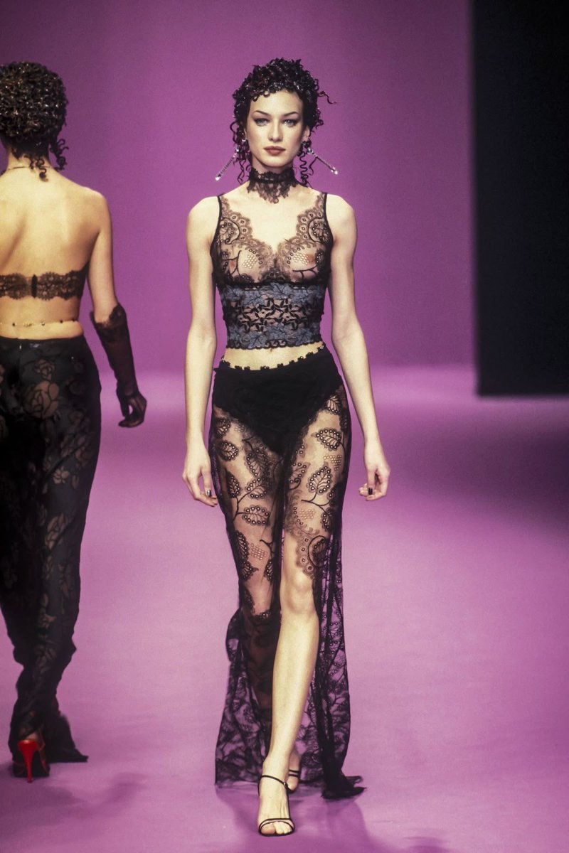 DvilCouture's tweet photo. Lolita Lempicka Fall Winter 1997 https://t.co/By1VRGeldq