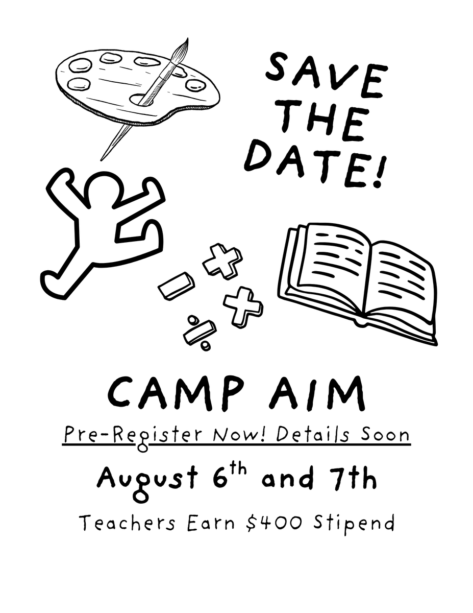 CAMP AIM: Register Now: docs.google.com/forms/d/e/1FAI…