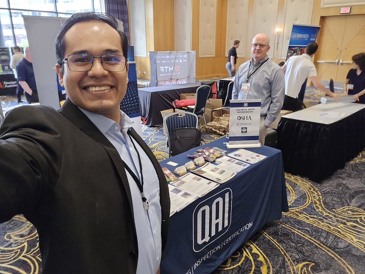 QAILaboratories's tweet image. We’re live at #EPTECH 2025! ⚡️

The QAI team is on-site connecting with innovators across the electronics industry.

📍 Stop by our booth to learn how we support compliance with EMC, safety testing &amp;amp; certification.

Great energy here today!

#QAILabs #EMC #ProductTesting