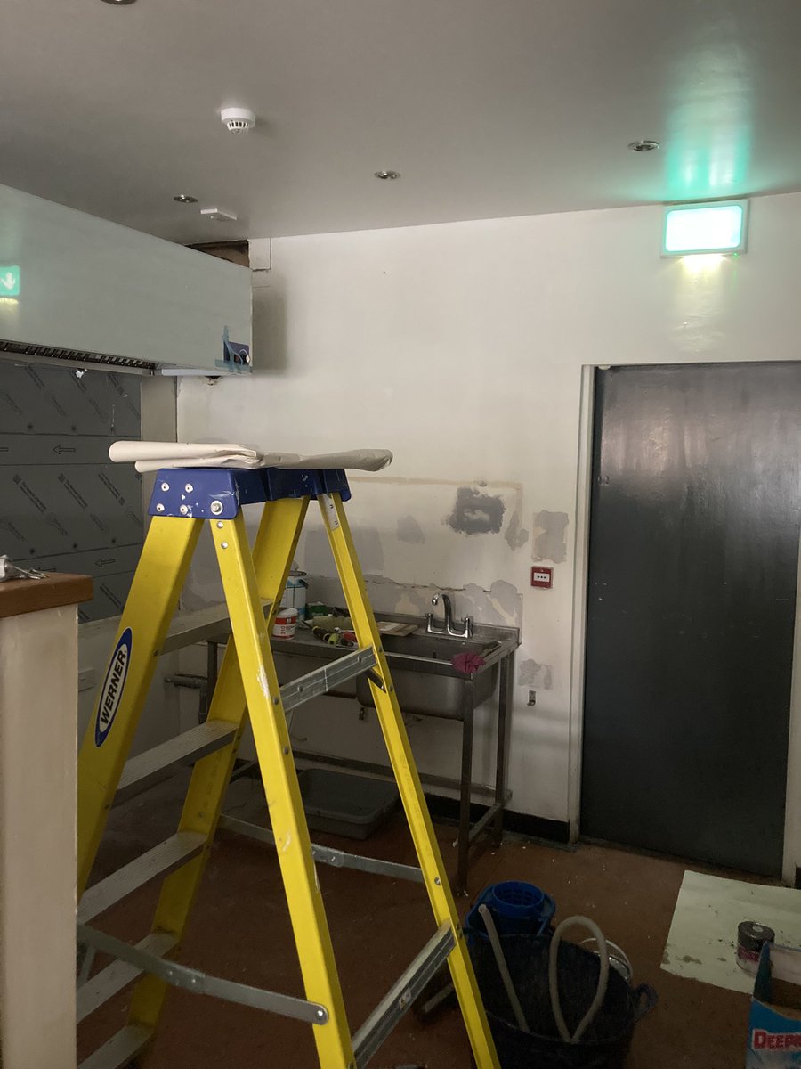 artilleryyc's tweet image. We were in tonight working on the Bosco Cafe’s renovation. It’s a measure of how far our wee social enterprise has become a New Lodge institution that we have customers threatening to wreck the place if we don’t hurry up and get it opened again 😃