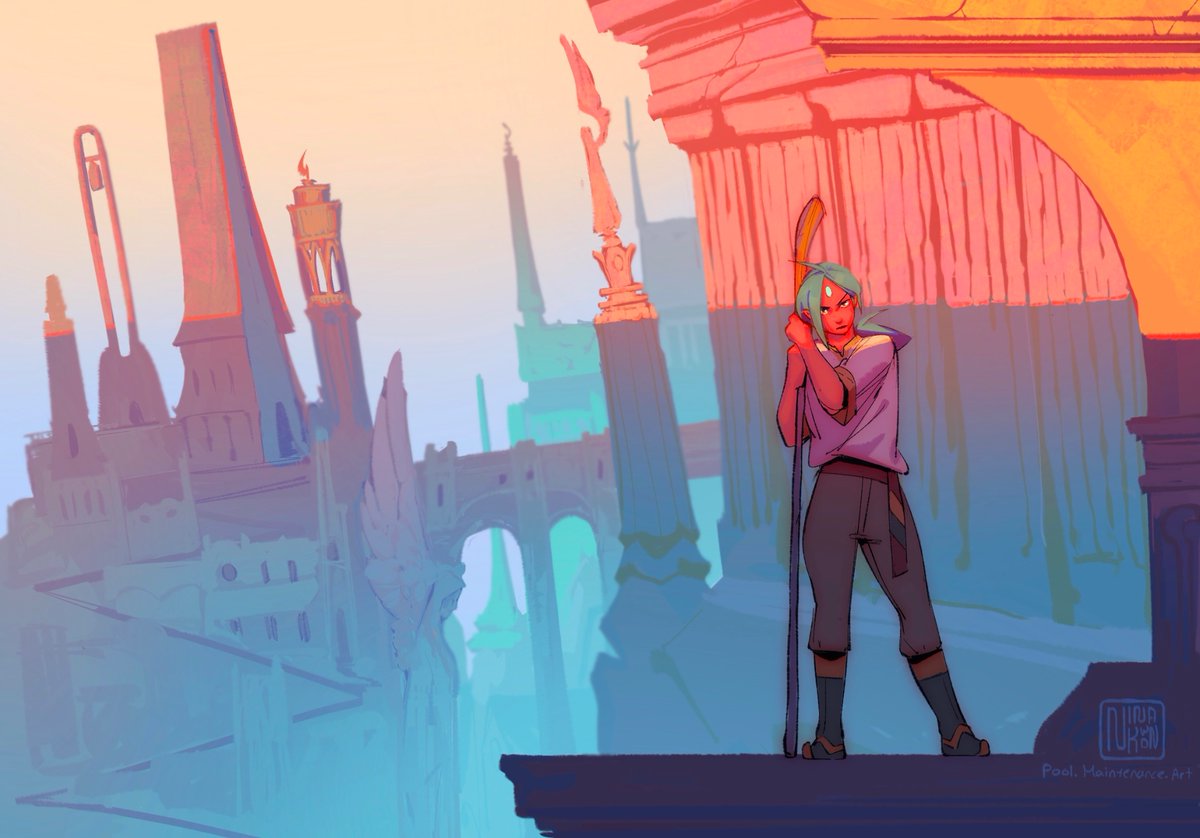 P0oLMaintenance's tweet image. More concept art. Trying to do more backgrounds.
#conceptart #illustration #digitalartwork