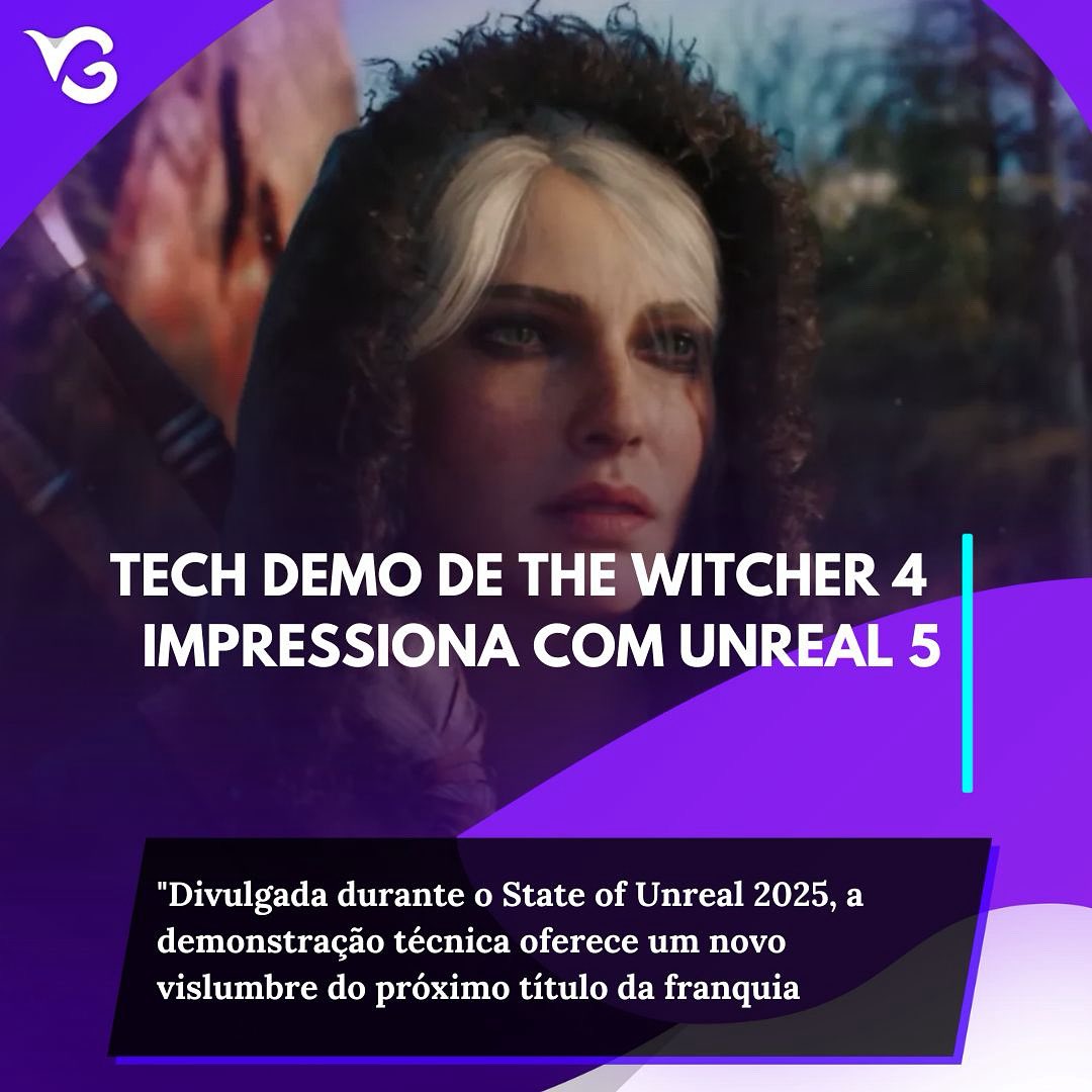 valegeekoficial's tweet photo. Divulgada durante o State of Unreal 2025, a demonstração técnica de The Witcher 4 ofereceu um novo vislumbre do próximo título da consagrada franquia da CD Projekt RED. Para saber mais sobre confira a matéria completa em nosso site!
#TheWitcher4 #TW4 #Unrealengine https://t.co/XBXYTXx8DF