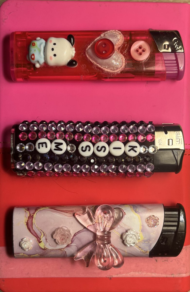 sum lighters i made 💌❣️⋆.ೃ࿔*:･