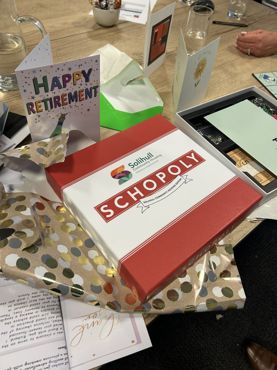 A great farewell and thank you given to Richard Hyde for his superb Chairmanship of Solihull Community Housing since 2018 who steps down from his role. A new beginning starts…