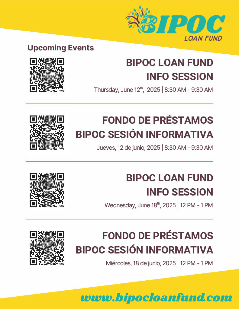 SBDCSV's tweet image. 🚨 AZ entrepreneurs! Join @cictucson + #BIPOCLoanFund for FREE info sessions on getting funding 💼💰

📅 June 12 | June 18 (12pm &amp;amp; 3pm) | July 29
✅ Learn how to qualify, apply, and grow your biz!
#AccessToCapital #SBDCAZ #SmallBiz