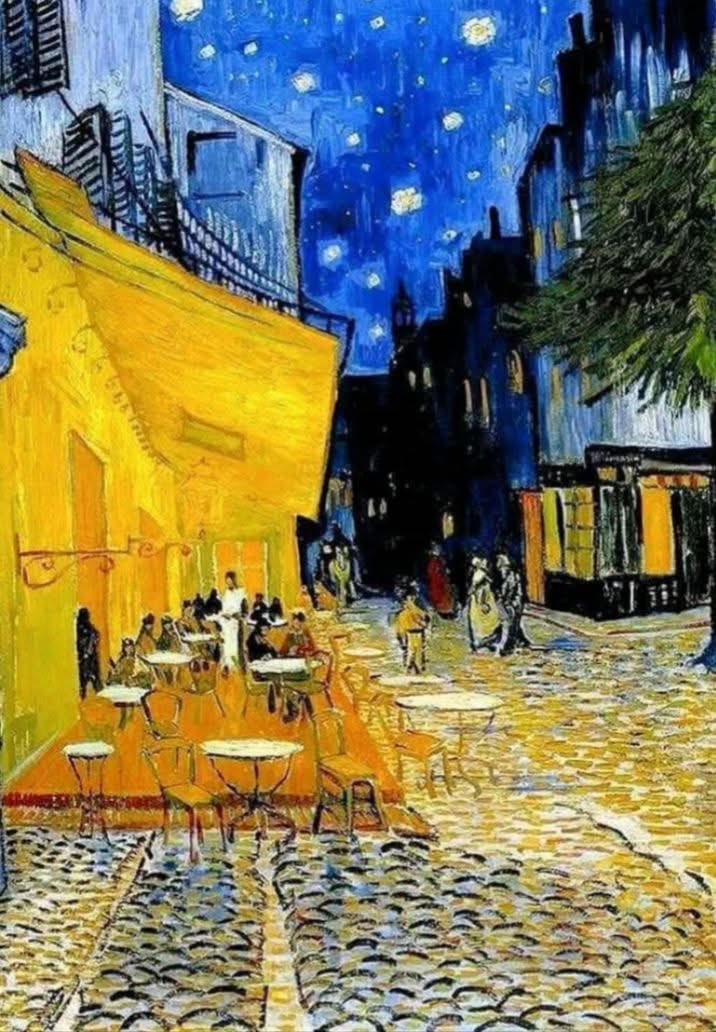 Terraza de café por la noche, 1888
Óleo sobre lienzo 
Vincent van Gogh