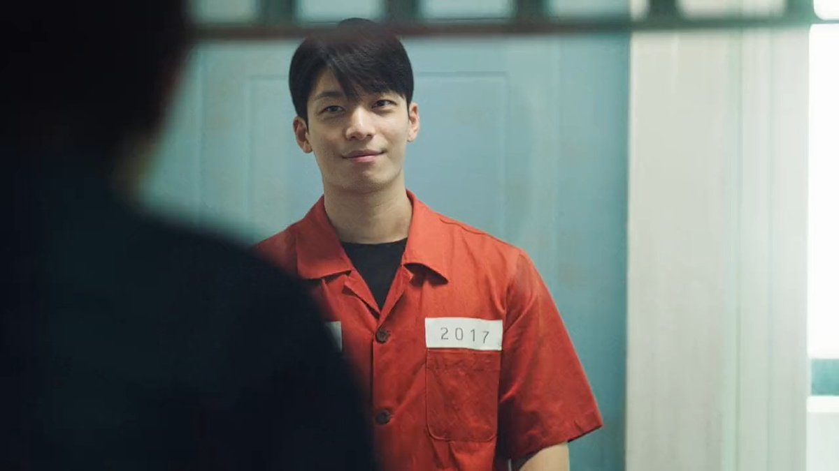 eunbeening's tweet image. how can he look this good in prison

#WiHaJoon
#SharkTheStorm 
#SharkTheStormEp1