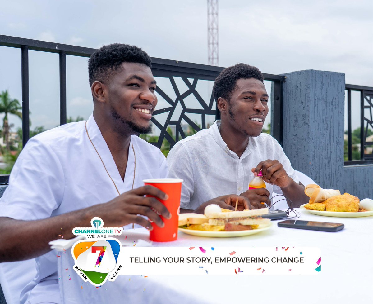 Channel1TVGHA's tweet photo. Cheers from all of us at Channel One TV to you, our viewers, for letting us tell your stories over the last 7️⃣ years! 🥂🍻
#ChannelOneTurns7 #7YearsStrong
#OneWithYou
#TellingYourStory #EmpoweringChange
#WeAre7Years https://t.co/xCmAYuS3Vc