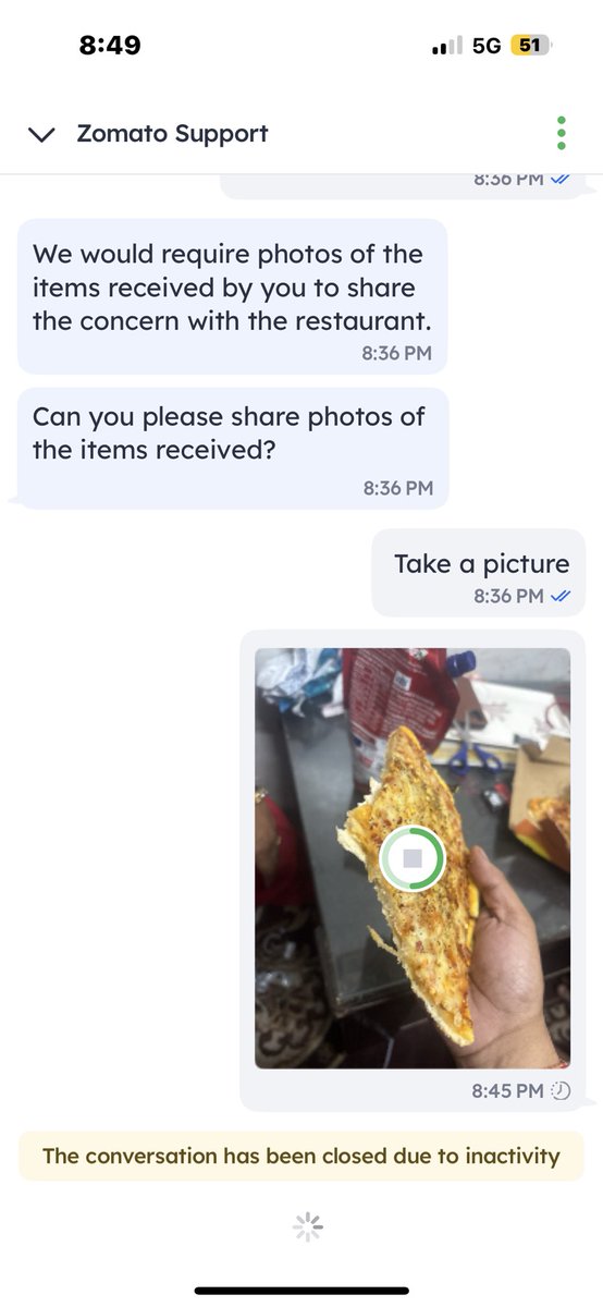 ashish_01989's tweet photo. @zomato Cheating with customer and no customer service https://t.co/Dtcr3jHVaF